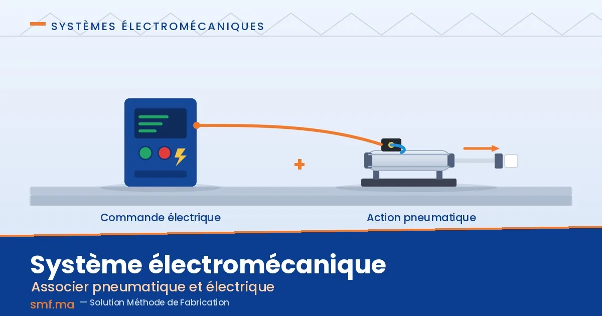 Système électromécanique : associer pneumatique et électrique pour une ligne fiable